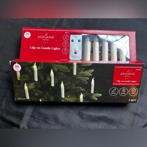 4" Warm White LED Clip-On Candles, 10ct. by Ashland